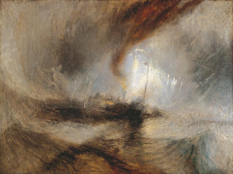 Joseph Mallord William Turner Snowstorm Boat at the Harbour Entrance (mk10) china oil painting image